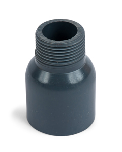 Adaptor nipple 32fm x 3/4" male PVC made of pipe